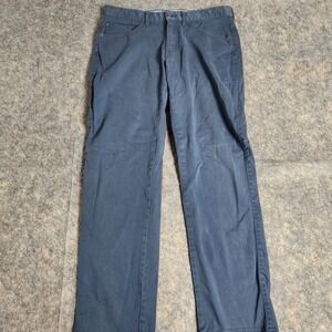 Peter Millar Golf Pants Men 32x29 Blue Ultimate Sateen 5 Pocket Golf Preppy